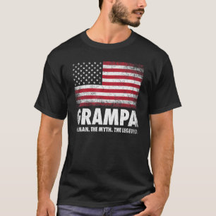Manar Grampa mannen, myten, morfar Fa T Shirt