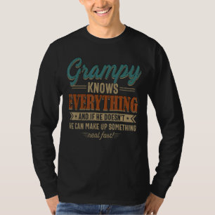 Manar Grampy känner till allt Grandpa 60:e för Tjo T Shirt