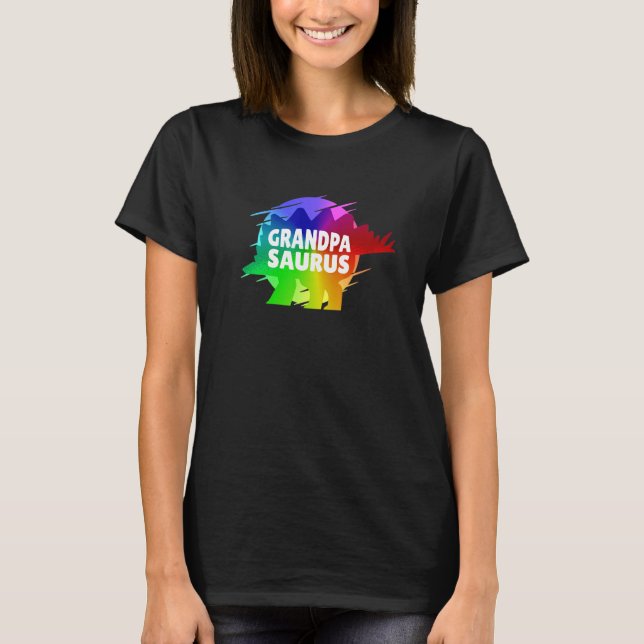 Manar Grandfather Dino Grandaurus T Shirt (Framsida)