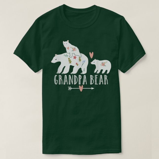 Manar Grandpa Bear 2 Kids Twin Unge, Coola Grandpa T Shirt (Design framsida)