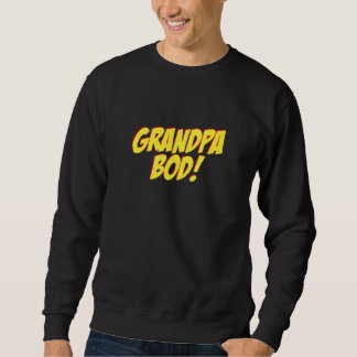 Manar Grandpa Bod Weightlifter Gag Exercise Gym Gr Lång Ärmad Tröja