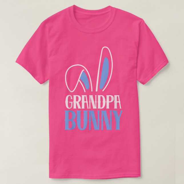 Manar Grandpa Bunny Costume Funny Family Matching  T Shirt (Design framsida)