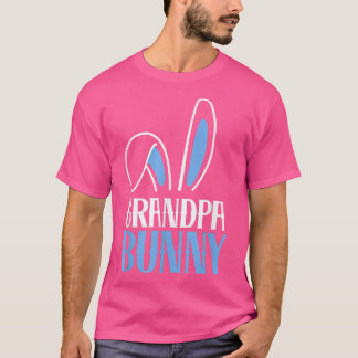 Manar Grandpa Bunny Costume Funny Family Matching  T Shirt