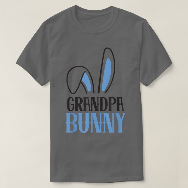Manar Grandpa Bunny Costume Funny Family Matching  T Shirt (Design framsida)