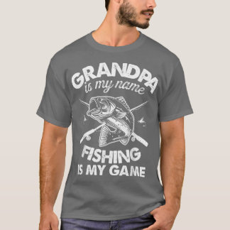 Manar Grandpa FishingGrandpa är mitt Namn-fiske T Shirt