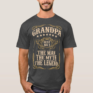 Manar GRANDPA MMAN MYTH, LEGEND Far T Shirt