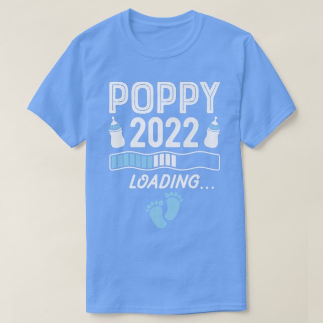 Manar Grandpa Poppy 2022 Loading Grandad Gravid T Shirt (Design framsida)