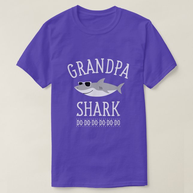 Manar Grandpa Shark  T Shirt (Design framsida)