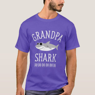 Manar Grandpa Shark T Shirt