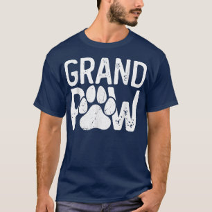 Manar Grandpaw Hund Grandpa Fars dag Family Gra T Shirt
