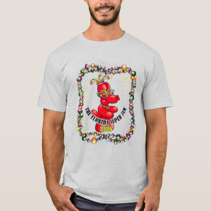 Manar Grått-skjorta med en logotyp på framsidan! T Shirt