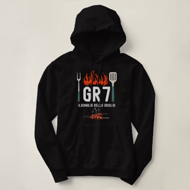 Manar Grilling Funny Man Grill BBQ Grill GR7 T Shirt (Design framsida)