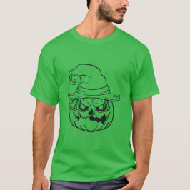 Manar Grönt Halloween T-Shirt
