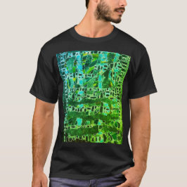 Manar ’Grönt Mosaic Biology’ T Shirt