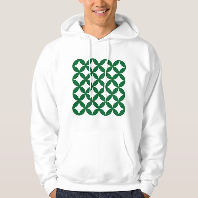 Manar Grönt Shippo Hoodie (Framsida)