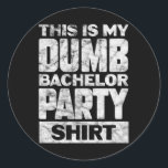 Manar Groom Bröllop Det här är min dub Bachelor Pa Runt Klistermärke<br><div class="desc">Manar Groom Bröllop Det här är min dub Bachelor Party Distress</div>
