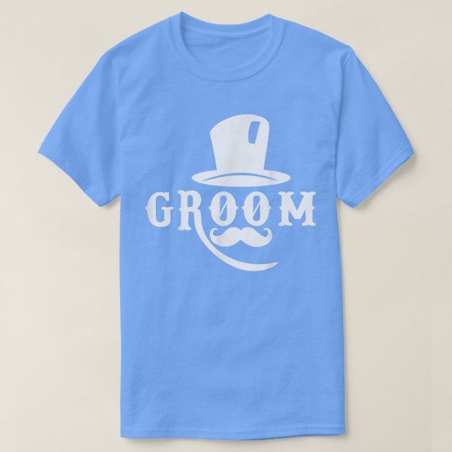 Manar Groom Hat Cute Förlovning Bröllop Bachelor P T Shirt (Design framsida)