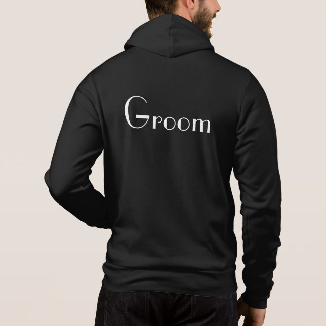 Manar Groom Hoodie T Shirt (Baksida)