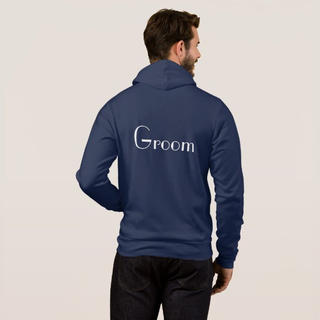 Manar Groom Hoodie T Shirt (Hel baksida)
