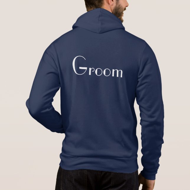 Manar Groom Hoodie T Shirt (Baksida)