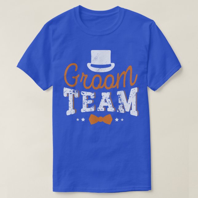 Manar Groom Team Förlovning Bachelor Party Groomsm T Shirt (Design framsida)