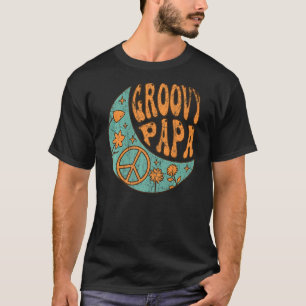 Manar Groovy Pappa 70-talet Aesthetic Nostalgia 19 T Shirt