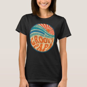Manar Groovy Pappa 70-talet Aesthetic Nostalgia 19 T Shirt