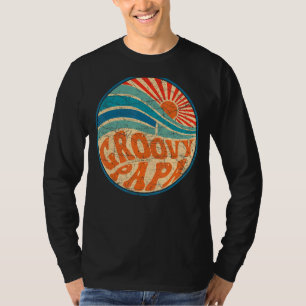 Manar Groovy Pappa 70-talet Aesthetic Nostalgia 19 T Shirt