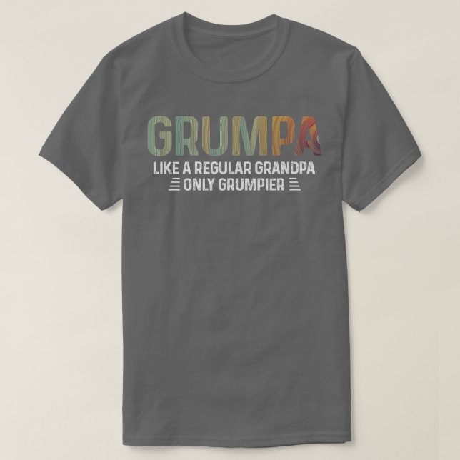 Manar Grumpa definition Te som en vanlig morfar  T Shirt (Design framsida)