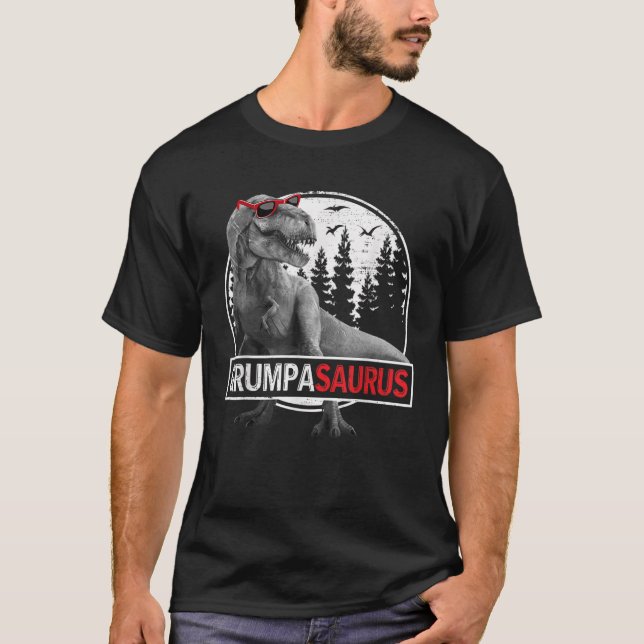 Manar Grumpasaurus T Rex Dinosaur Grumpa Saurus Tj T Shirt (Framsida)