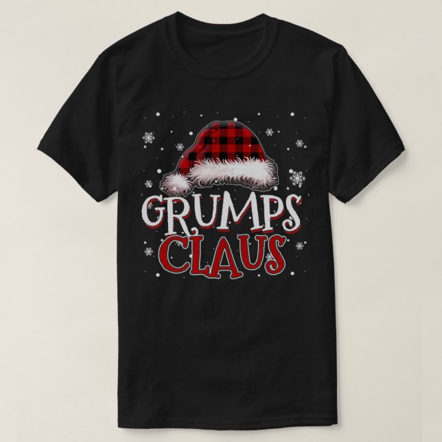 Manar Grumps Claus Santa Family Matching jul T Shirt (Design framsida)