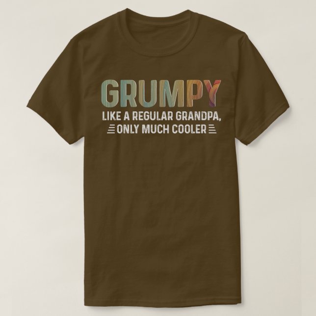 Manar Grumpy Definition Ty som en vanlig morfar  T Shirt (Design framsida)