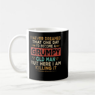 Manar Grumpy Old Man här dödar jag det grumpy Gr Kaffemugg