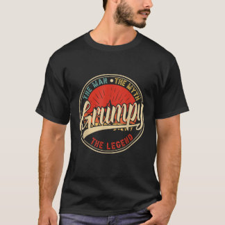 Manar grumpy the man the Myth the legend funny Fat T Shirt