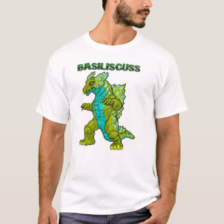 Manar grundläggande Basiliscuss T-tröja T-shirt
