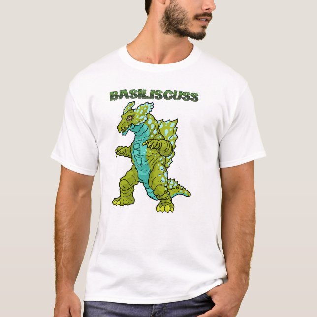 Manar grundläggande Basiliscuss T-tröja T-shirt (Framsida)