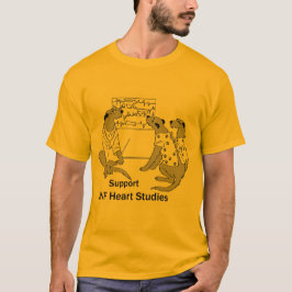 Manar grundläggande hjärtastudie t-shirt