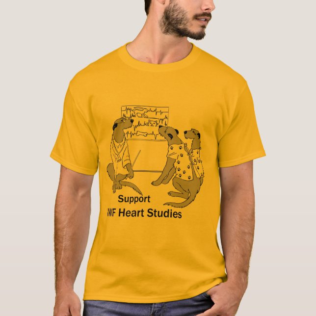 Manar grundläggande hjärtastudie t-shirt (Framsida)