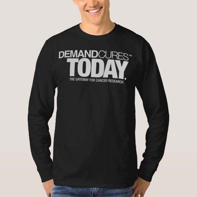 Manar grundläggande långärmadT-tröja T-shirt (Framsida)
