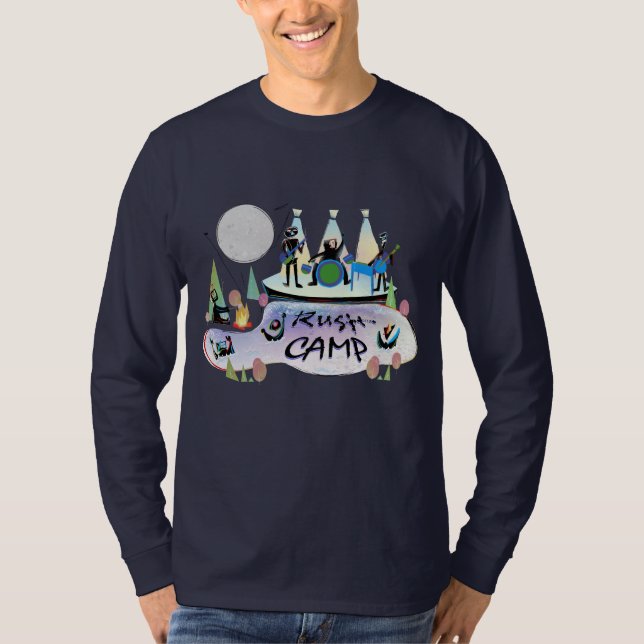 Manar grundläggande marin RushCamp för T Shirt (Framsida)