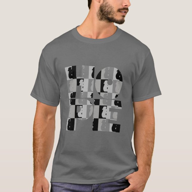 Manar grundläggande mörk utslagsplats för t shirt (Framsida)
