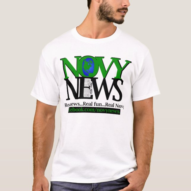 Manar grundläggande Novy nyheterna Tee (Framsida)