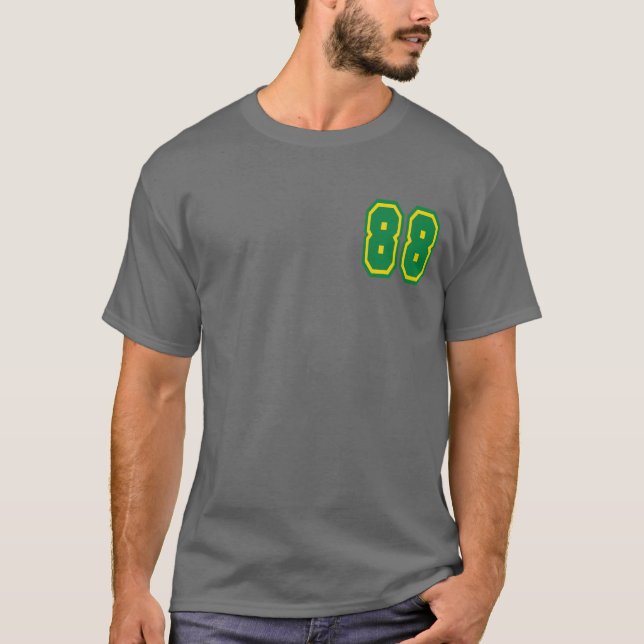 Manar grundläggande T (mörka grå färg) Shirt (Framsida)