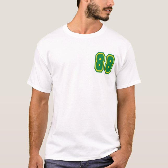 Manar grundläggande T (vit) Tee Shirt (Framsida)