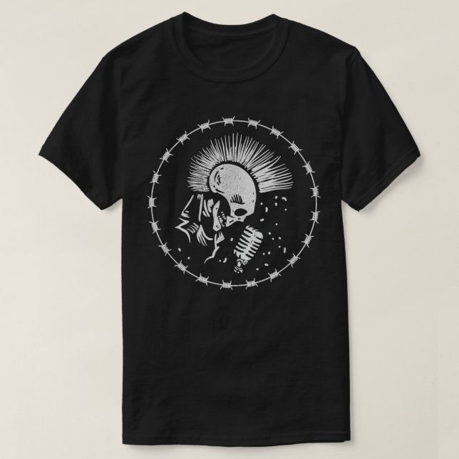 Manar GRUNGE Punk Rock musik Shirt T (Design framsida)