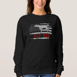 Manar Gsp Pappa American Flagga German Shorthar Po T Shirt