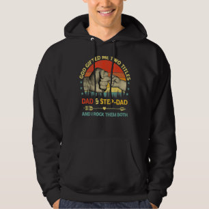 Manar Gud Ed mig två Titles Pappa Steg Pappa och j Hoodie