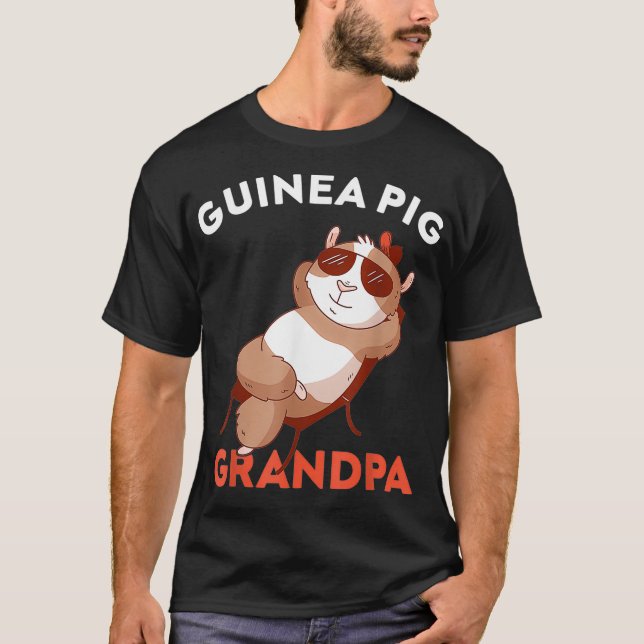 Manar Guinea Gris Grandpa för manar T Shirt (Framsida)