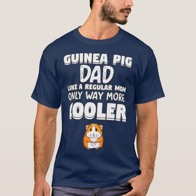 Manar Guinea Gris Pappa Mer kolerformgivningsgåva  T Shirt (Framsida)