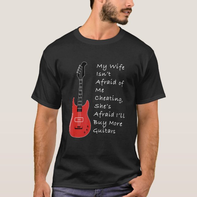 Manar Guitar Make Music T Shirt (Framsida)